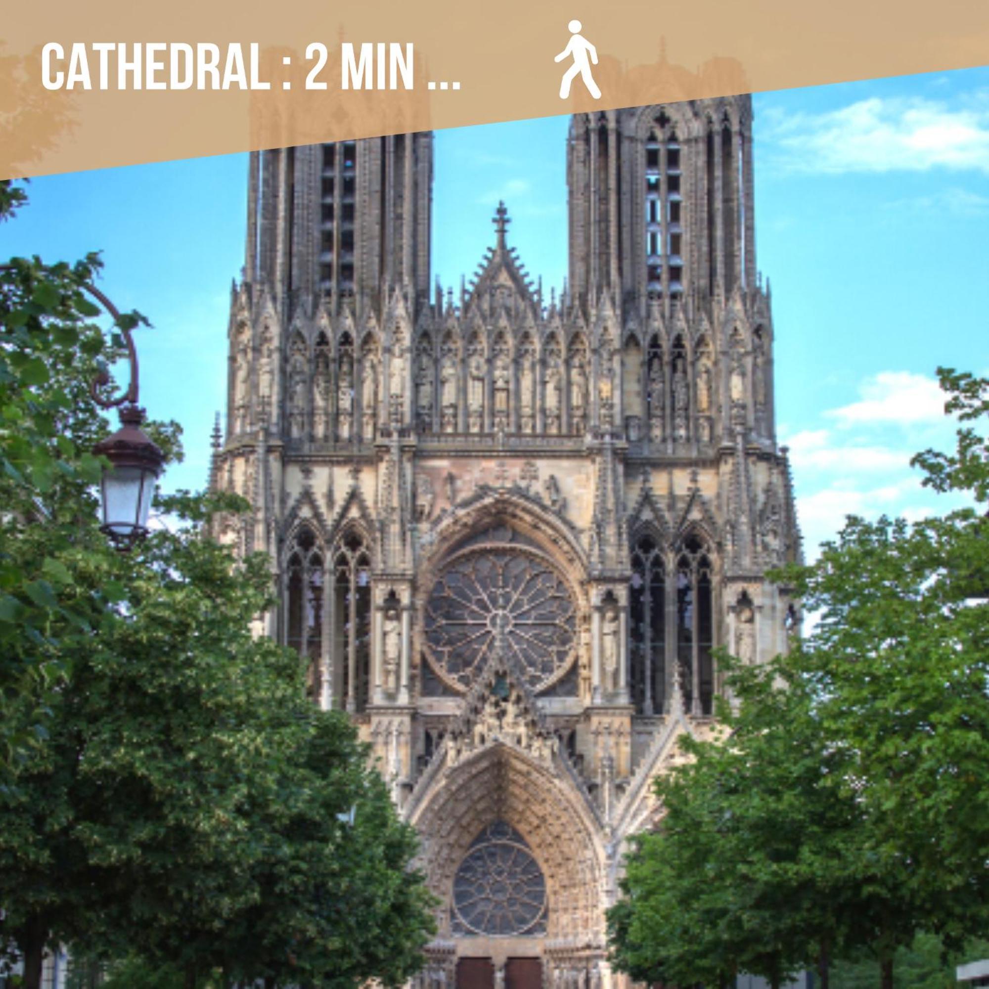 Le Royal - Cathedral - Center Lejlighed Reims Eksteriør billede